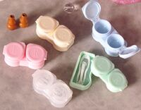 Contact lens mini kit with tweezers and stick XY140, 60x28x23 mm