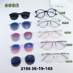 Оправа гибридная, металл + TR90, с магнитной поляризованной насадкой SANTA 2186