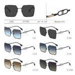 Rimless polarized metal sunglasses Leke S31895