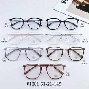 Hybrid frame, metal + TR90, with Blue Block coating SANTA 01281