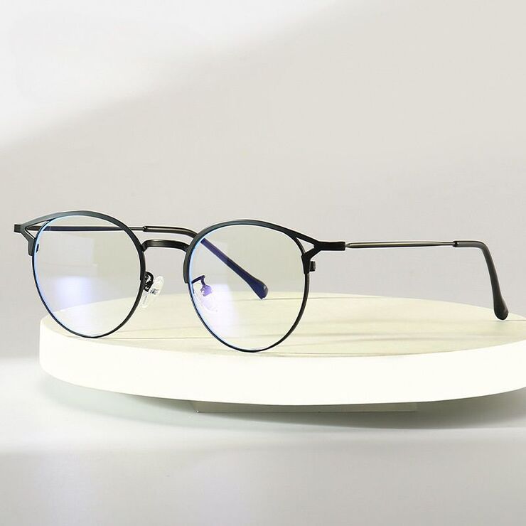 Metal glasses with blue light and UV protection 9728-3-GT