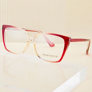 TR90 plastic frame or glasses with blue light protection, with spring hinges FA23008