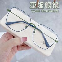 Оправа металлическая с линзами Blue Ray Cut MAMO H5543