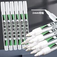 White oil-based indelible quick-drying marking pen for various surfaces