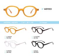 Plastic frames for glasses acetate material WD1353