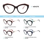 Plastic acetate eyeglasses frame for women WD4278