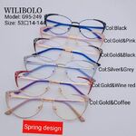 Оправа металлическая ультратонкая, с флексом Wilibolo G95-249