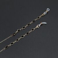 Metal non-slip chain, with glass beads, for glasses and masks GL615