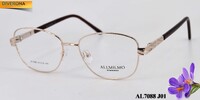 Metal eyeglass frame, material steel Allmilmo AL7088