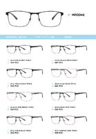 Metal frame with temples made of TR-90 material MR0046