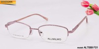  Semi-rimless cheap metal frames for glasses Allmilmo AL7069