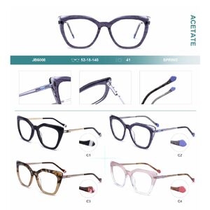 Оправа комбинированная, ацетат + металл, с флексом Big City JB6008