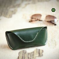 Футляр-чехол из натуральной кожи для очков BR5114