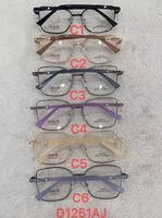 Metal frames for glasses with flex hinges Defile D1251AJ