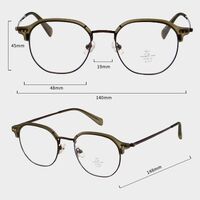 Оправа комбинированная (металл + TR90) с линзами Blue Ray Cut MAMO M2664