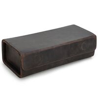 Футляр для очков и солнцезащитных очков из натуральной кожи на 2 отсека CF4006