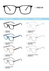 TR90 plastic eyeglasses frame FK04-07