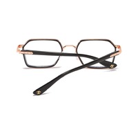 Metal eyeglasses V6030 with blue ray cut protection, diopters from 0.00 to -6.00, not centered