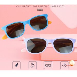 Polarized silicone sunglasses with UV400 protection for kids T18006
