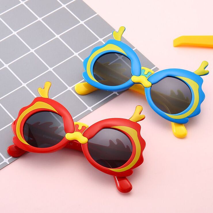 Polarized silicone sunglasses with UV400 protection for kids T22009-OU