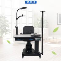 Рабочее место офтальмолога, комбинированный стол + кресло W-181A, столешница 900*500 мм