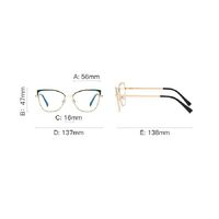 Metal Blue Blocker frames for glasses MORE FCS3104