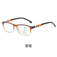 Plastic glasses for reading, with Blue ray cut protection, multifocal, diopters from +1.00 to +4.00, RMC=62-64, KY2828-2多焦点
