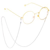 Silver-colored metal non-slip chain, for glasses and masks GS017