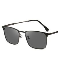 Очки металлические фотохромные с защитой от синего света 9680-GT