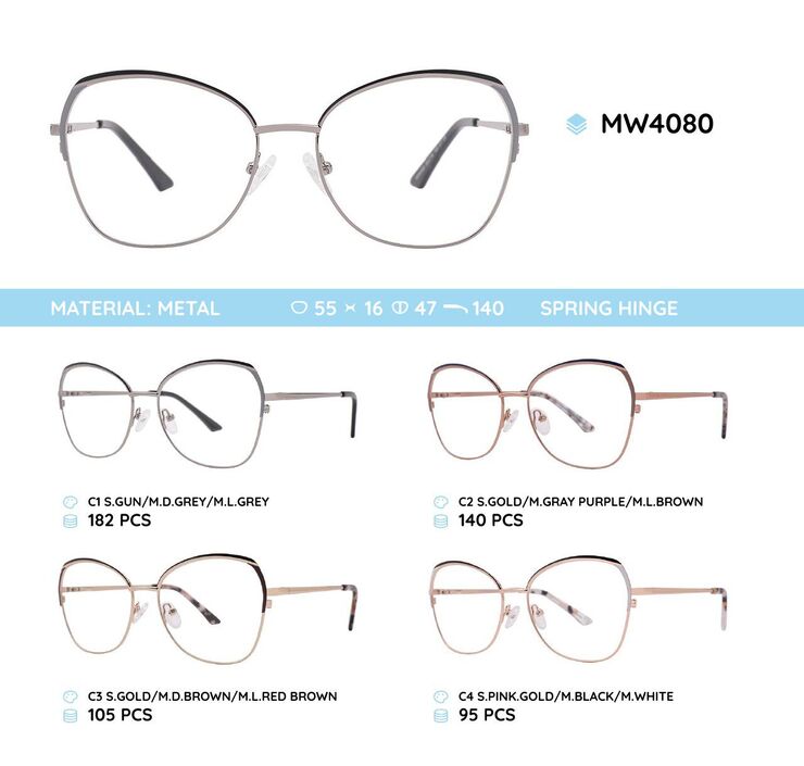Оправа для очков металлическая женская MW4080