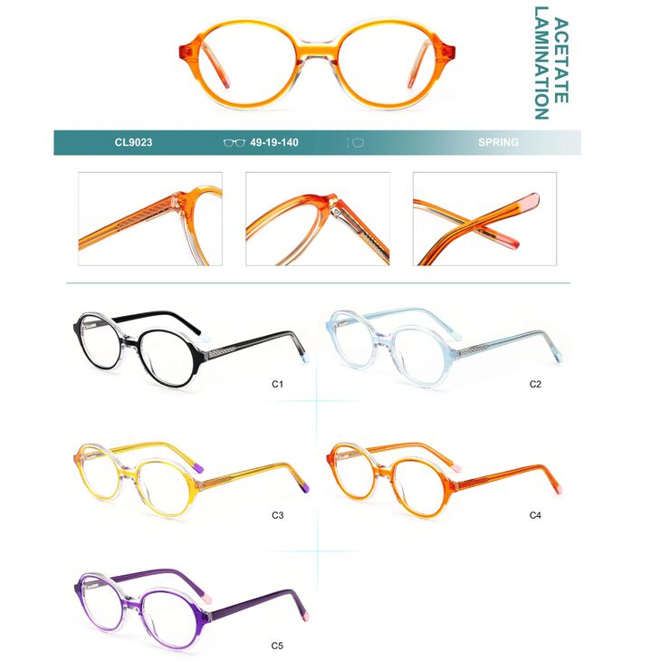 Оправа пластиковая из ламинированного многослойного ацетата с флексом Big City CL9023