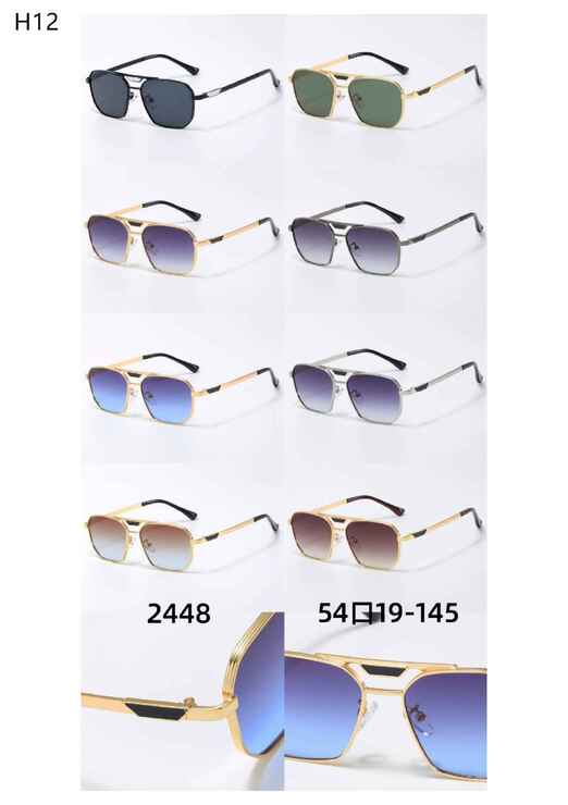 Polarized metal sunglasses H12 Matrix MT2448