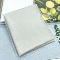 Салфетка из микрофибры/замши для протирки линз в очках, в индивидуальной упаковке, размер 17.5*14.5 см