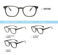 Plastic acetate eyeglasses frame for women WD1388