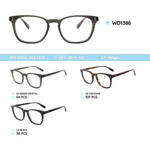 Plastic acetate eyeglasses frame for women WD1388