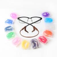 Silicone eyeglasses stopper + string holder  挂耳在盒子耳勾+绳子套装