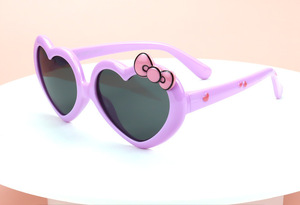 Polarized silicone sunglasses with UV400 protection for kids T22066
