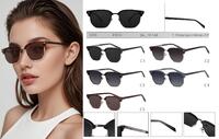 Polarized metal + CP sunglasses for women Leke LK41013