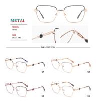 Metal frames for glasses with spring hinges Big City RD9030