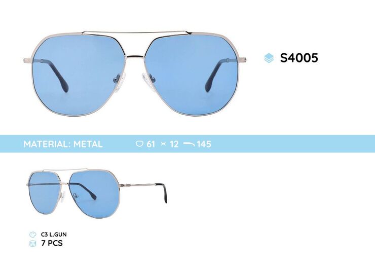 Metal frames polarized sunglasses S4005
