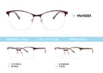 Metal women's frames for glasses MW3083