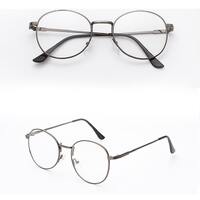 Metal eyeglasses for reading L7010-916, diopters from 0.00 to -4.00, not centered 