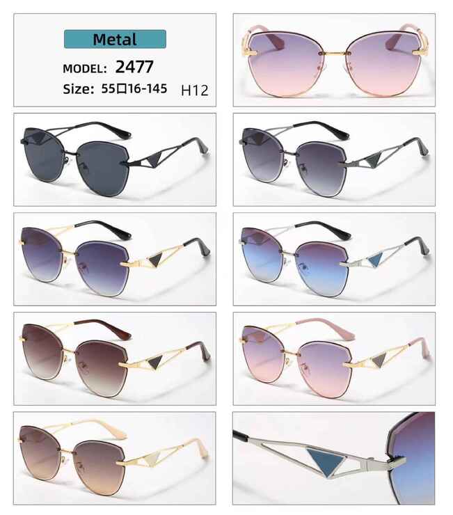 Polarized metal sunglasses H12 Matrix MT2477