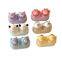 Mini soft contact lens kit retractable W-CT23立体娃娃头