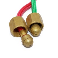 Кислородно-ацетиленовая сварочная горелка для ремонта очков HMB000157 с 5 насадками