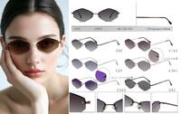 Polarized metal sunglasses for women Leke LK34042