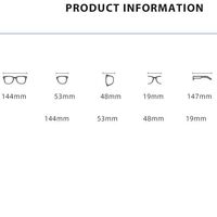 Plastic TR90 Blue Block glasses with blue light protection FENQI F80766