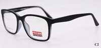 Plastic frames for glasses TR-90 + CA material (flex hinges) FOCUS FCS015