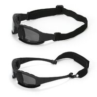 Safety shockproof tactical polarized explosion-proof CS goggles, 4-lens and box set, X7-DX