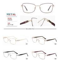 Metal frames for glasses with spring hinges Big City RD9006